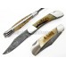 Handmade Damascus Folding Knife (SMF10)