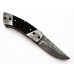 Handmade Damascus Folding Knife(SMF56)