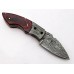Handmade Folding Knife With Stag Horn Handle Grip(SMF61)