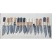 A Collection of 14 Handmade Damascus Knives with Bone,Horn,Wood Handle(ST13)