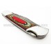 Colour Grip Handle Handmade Damascus Folding Knife (SMF09)