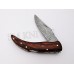 Custom Handmade Damascus Folding Pocket Knife(SMF19)