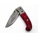 Custom Handmade Damascus Pocket Folding Knife (SMF37)