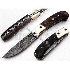 Randimior Damascus Handmade Folding Pocket Knife (SMF44)