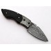 Pocket Folding Knife made of Damascus Steel (SMF59)