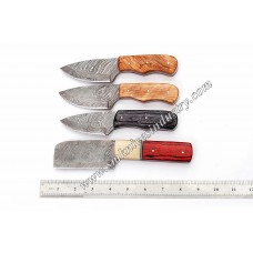7 to 8 inches Hunting Damascus Skinning Knives Lot of 4 (Smk1010)