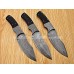 10 Inches Hand MaDe Damascus Hunting Knife lot of 3 (Smk1013)